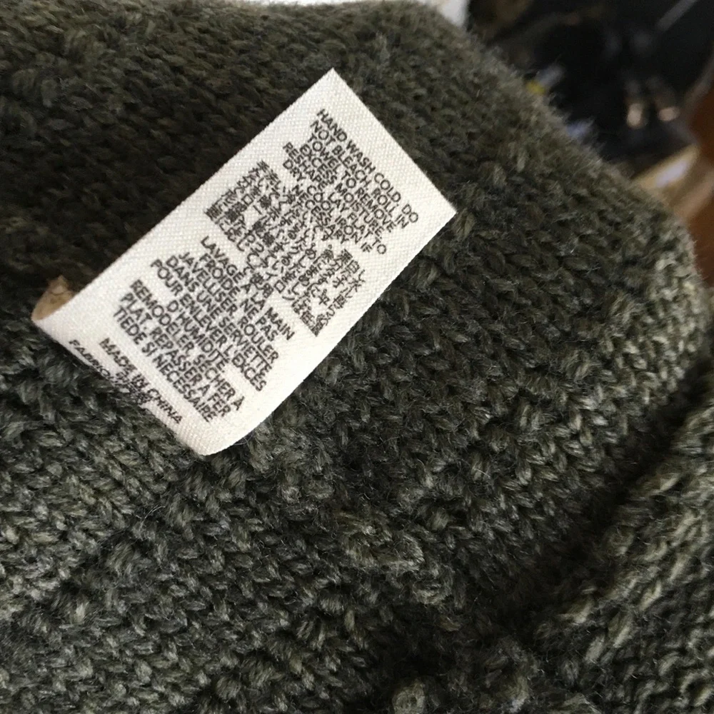 THE GREAT. Textured Dark Green Cardigan - Picture 6 of 7